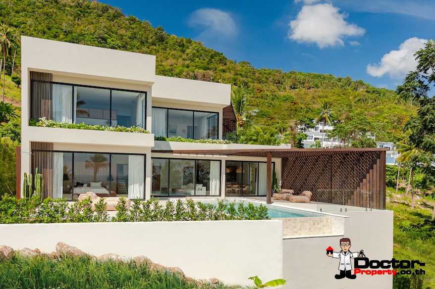 New 3 Bedroom Villa with Sea View – Chaweng, Koh Samui – For Sale